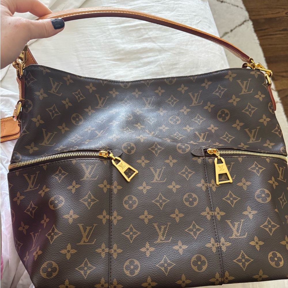 monogram miele purse